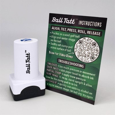 Ball Tatt - Scotland Golf Ball Stamp Marker Quick Dry Stamp Self-Inking.