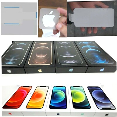 iPhone 12 Pro Max  Empty Retail Box with Cable & Manual Logo Sticker New