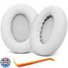 Replacement Earpads for Bose QuietComfort(QC) Ultra Wireless Headphones, Ear Pads Cushions with Softer Protein Leather and High Density Memory Foam for Noise Isolation(Ultra-White)