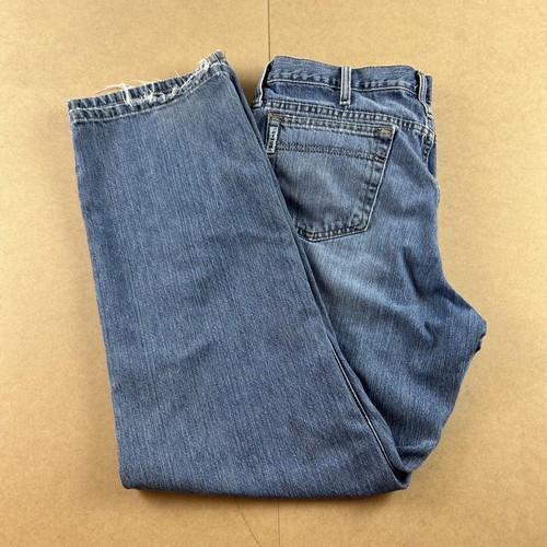Mens Really 32x30 Blue White Label Western Adult Notes Sku3125