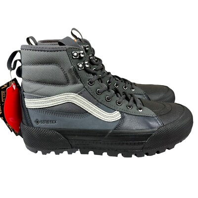 Vans SK8 Hi Gore-Tex MTE 3 All Terrain Stealth Black Asphalt Shoes Men 7/Wmn 8.5