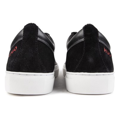 HUGO BOSS HUGO HERREN FUTURISM TENN TENNISSCHUHE SNEAKER SCHWARZ