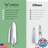 JMOO Garden Tools, 3-Piece Garden Tool Set with Non-Slip Ergonomic Handles, Lightweight Aluminum Alloy Rust-Proof Durable Gardening Hand Tools, Ideal Gardening Tools Gifts for Women and Men