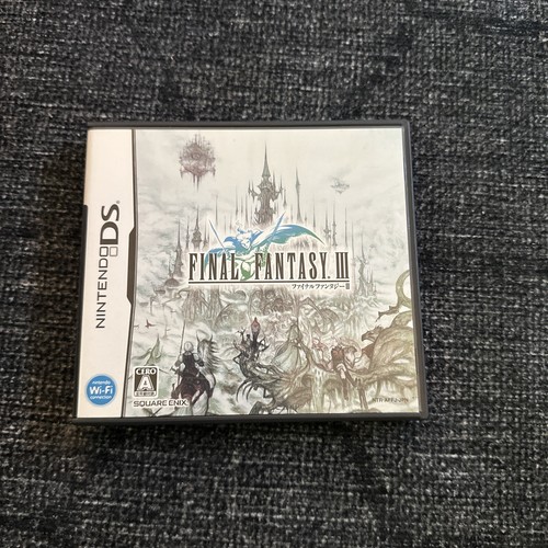 Final Fantasy III Nintendo DS square Enix japan 662248906133