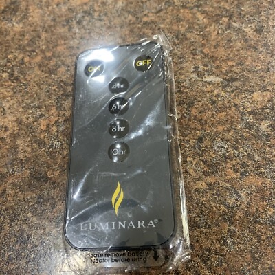LUMINARA 6 BUTTON REMOTE CONTROL (4/6/8/10 Timer Options) Brand New in Bag