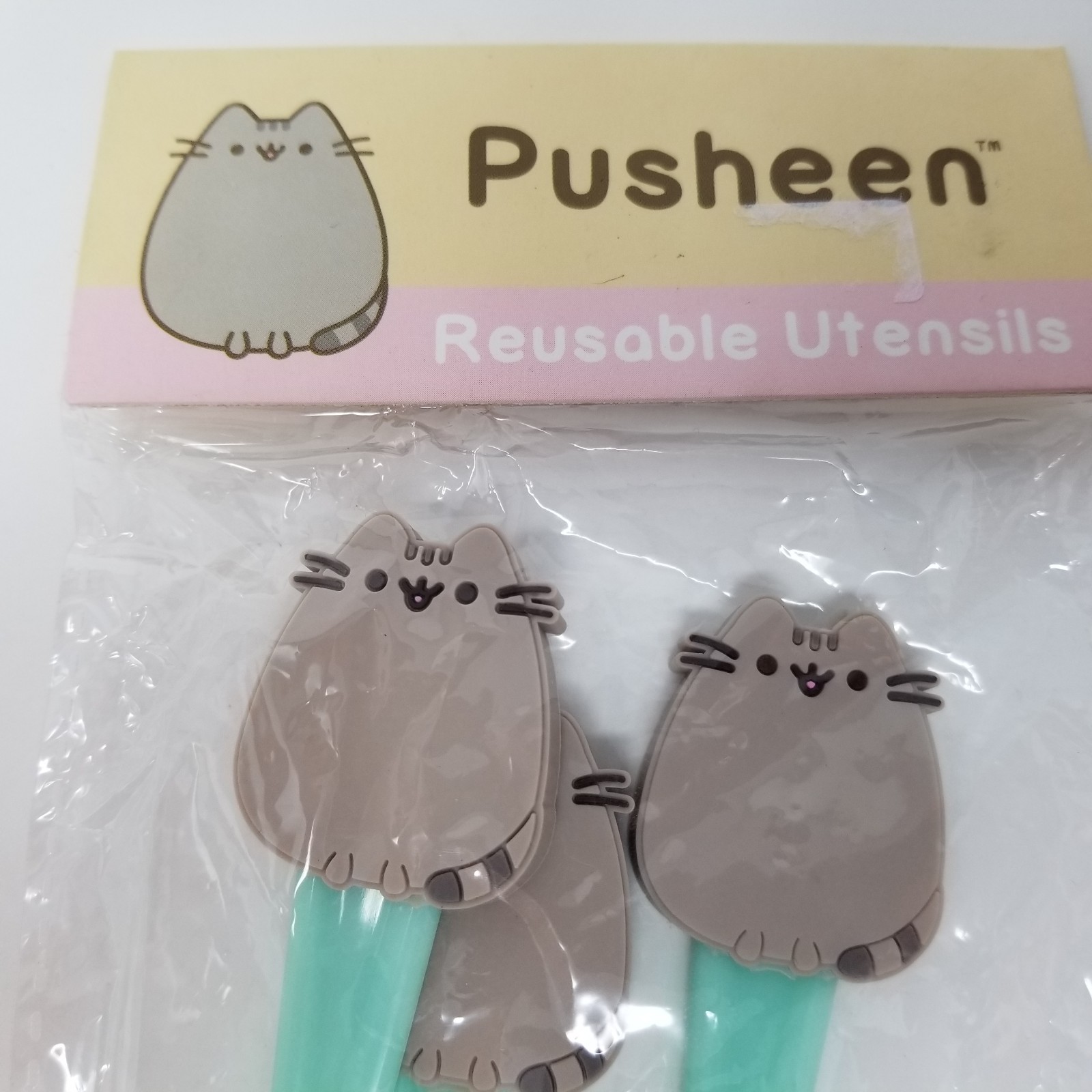 Pusheen Box Exclusive Spring 2017 Utensils Reusable Fork Spoon Knife