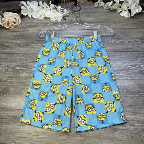 ウェア FCRB MINIONS PRACTICE SHORTS size Minions Shorts Size 10/12 Boys Blue Gru's Crew Despicable Me