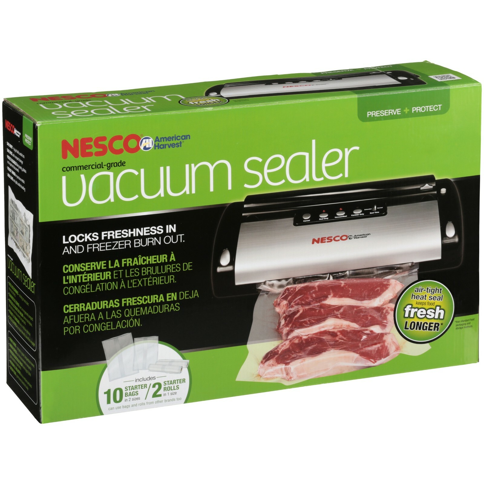 nesco vacuum sealer bag rolls