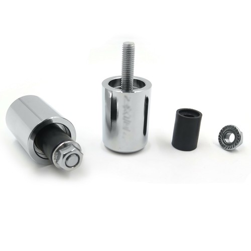 【初回限定】 Chrome Bar End Slider Kit Rubber For Kawasaki 2006-07 Ninja 工芸品