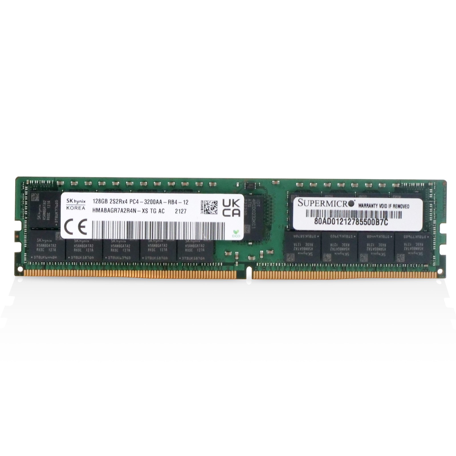SK Hynix/SUPERMICRO 128GB DDR4 3200Mhz HMABAGR7A2R4N-XS PC4-3200AA ECC RDIMM RAM