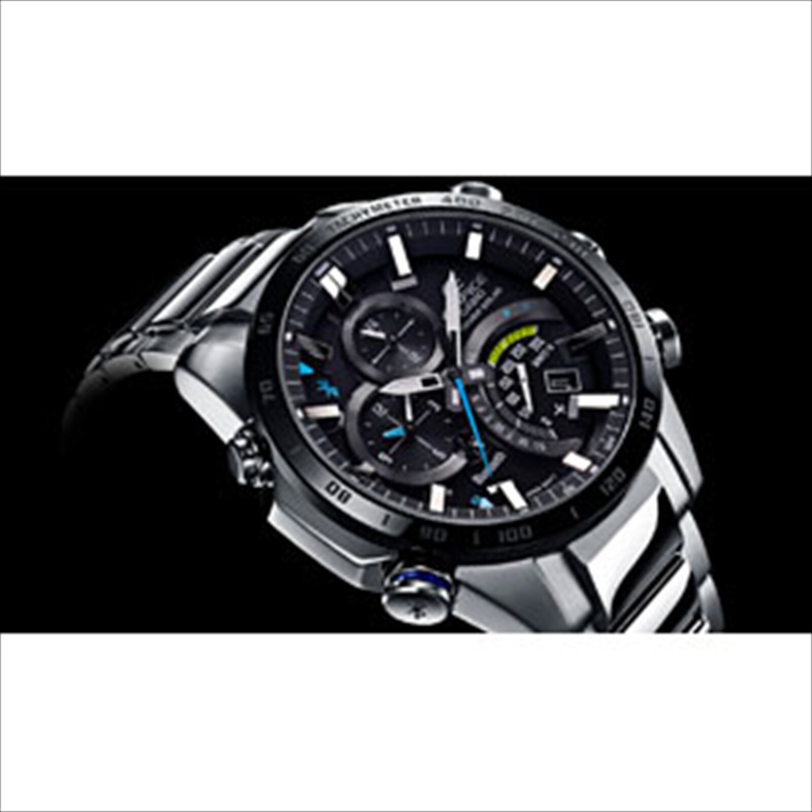 Pre-owned Casio Edifice Eqb-501xdb-1ajf Bluetooth Sport Solar Stainless Men Watch