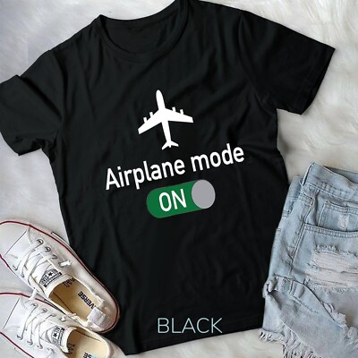 Airplane Mode On - Funny Travel T-shirt - Gap Year gift Unisex T-shirt