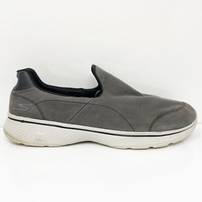 

Skechers Mens Go Walk 4 54153 Серые повседневные кроссовки, размер 10,5, Серый, Go Walk 4