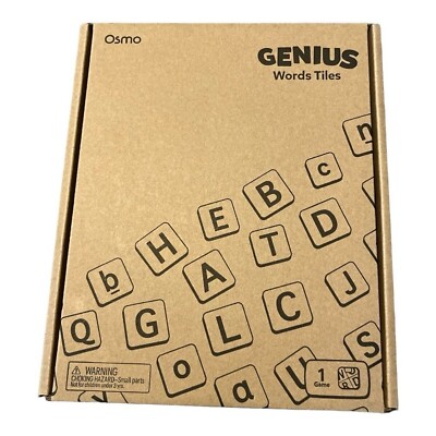Osmo Genius Word Tiles for iPad & Fire Tablet Ages 6-10 - Brand New in Box