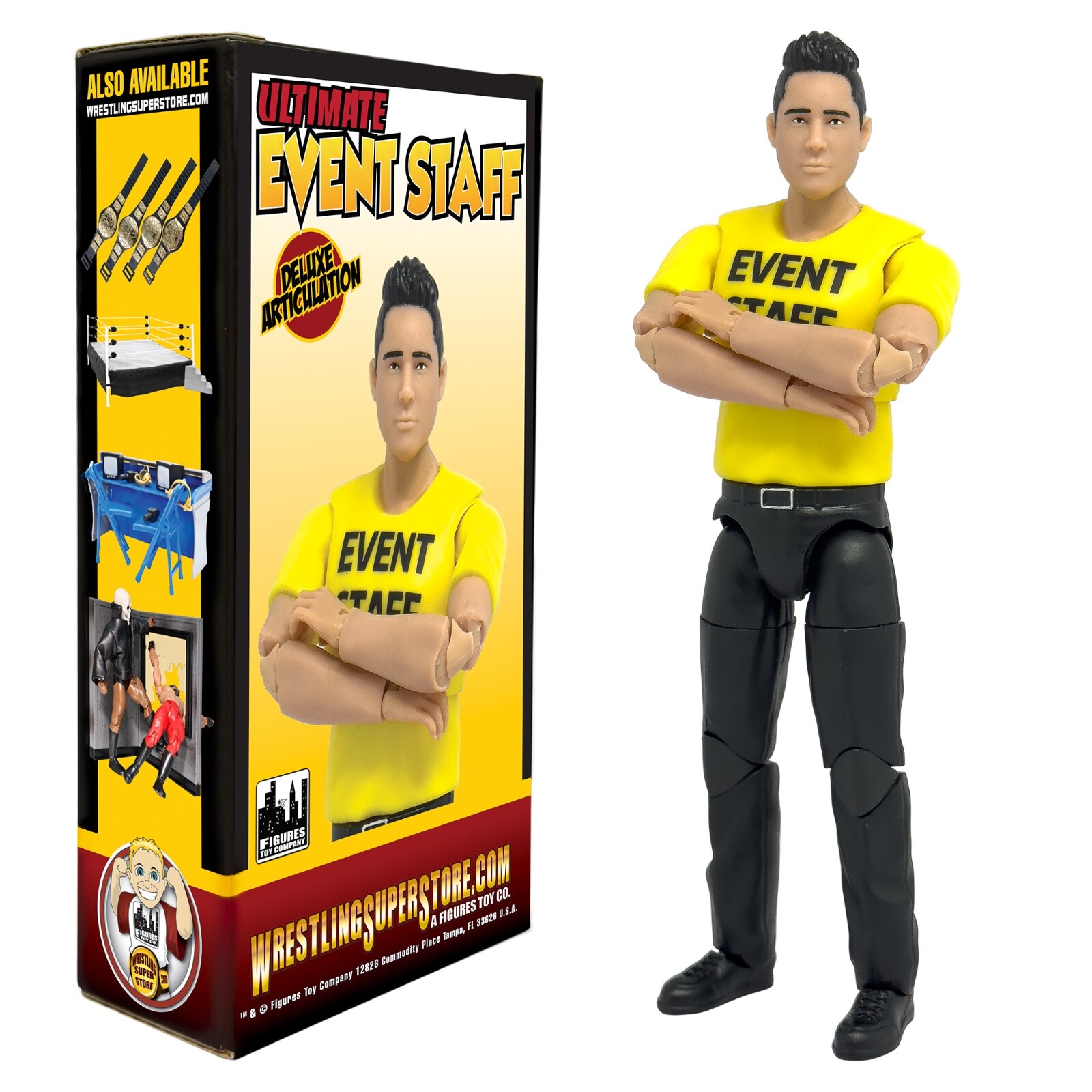 引退品　WWE WCW フィギュア用　リング　バックステージ　セット Amazon.co.jp: Mattel WWE アルティメットエディション WCW