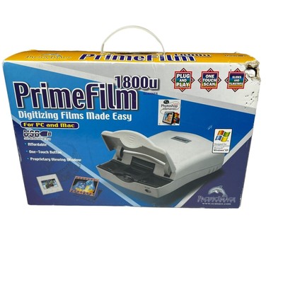 NEW Pacific Image Electronics PrimeFilm PF1800U USB Film Scanner PC or MAC