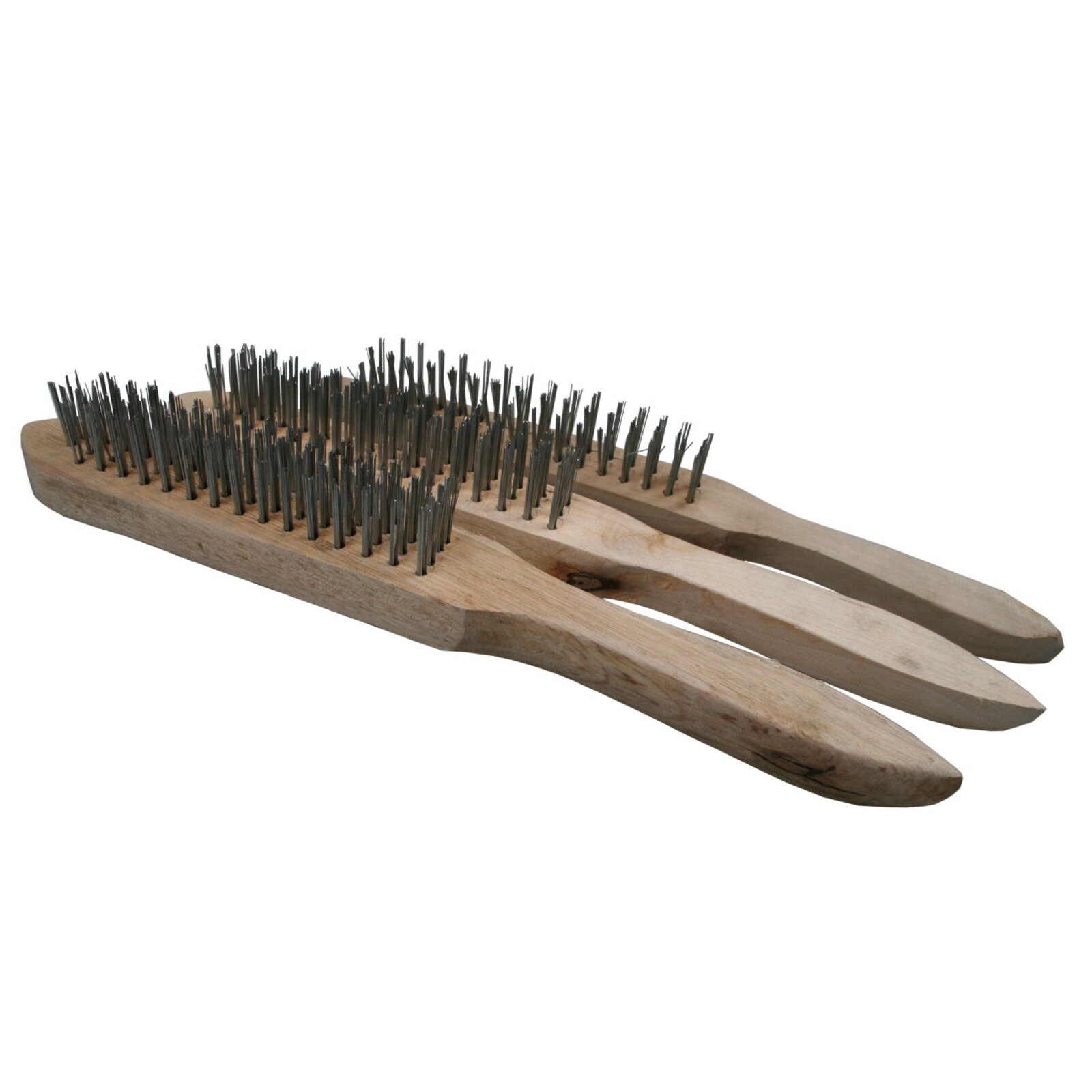 Drahtbürste Stahlbürsten Set 3 tlg. Holz Metallbürste Reinigungsbürste Bürste