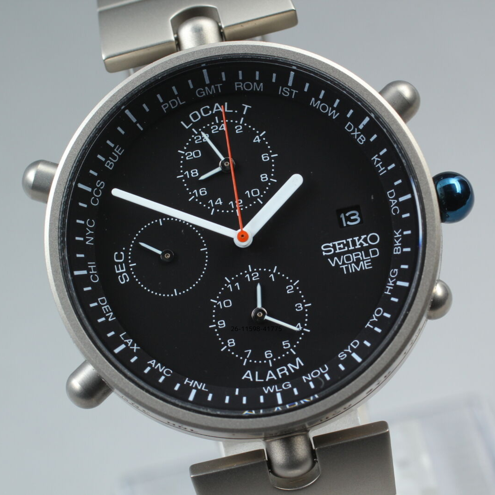 Vintage Seiko Age of Discovery,5T52-7A10 World Time Alarm