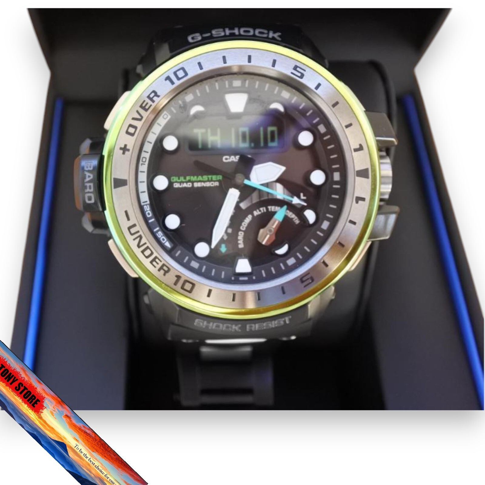 Casio G-Shock GULFMASTER Master in MARINE BLUE GWN-Q1000MB Casio G-Shock GULFMASTER Master in MARINE BLUE GWN-Q1000MB