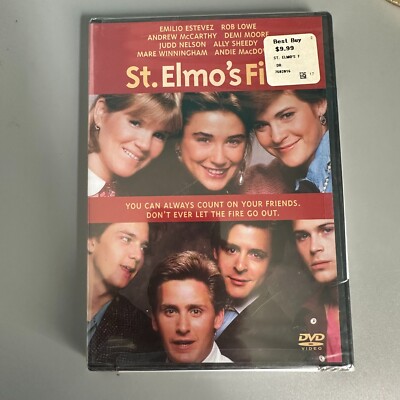 St. Elmo's Fire (DVD, 1985) Rob Lowe, Demi Moore & Emilio Estevez - NEW Sealed