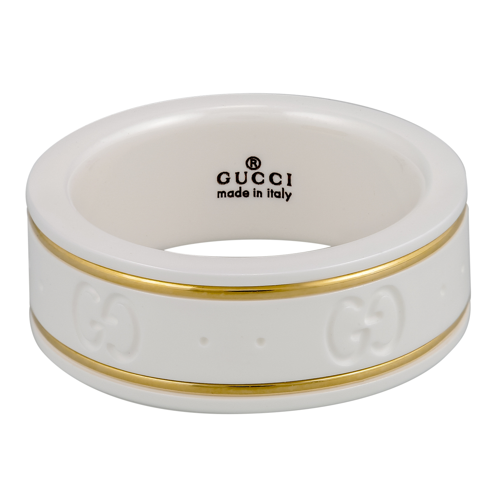 GucciUnisexRing18kyellowgoldandWhitezirconia325964-J85V58062 GucciUnisexRing18kyellowgoldandWhitezirconia325964-J85V58062