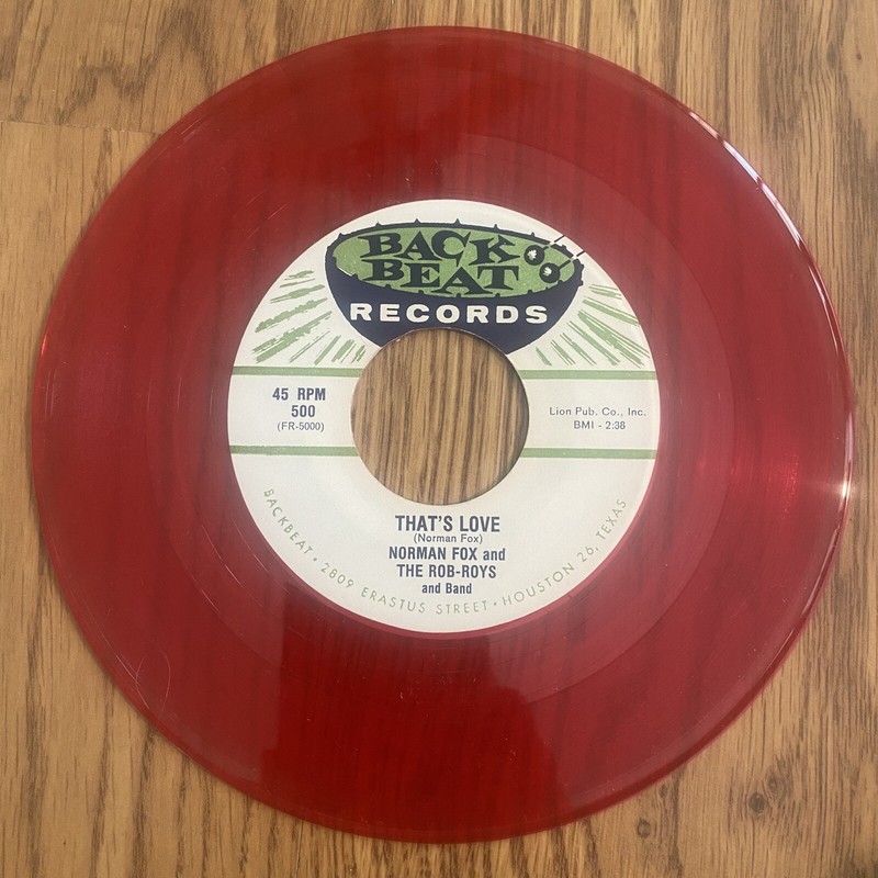 HEAR! RARE NM DOO WOP 45 Norman Fox Rainy Day Bells Thats Life BACK BEAT RED WAX