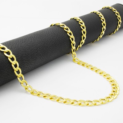 Pre-owned Nuragold 10k Yellow Gold 6.5mm Cuban Link Curb Chain Bracelet Mens Womens 7.5"