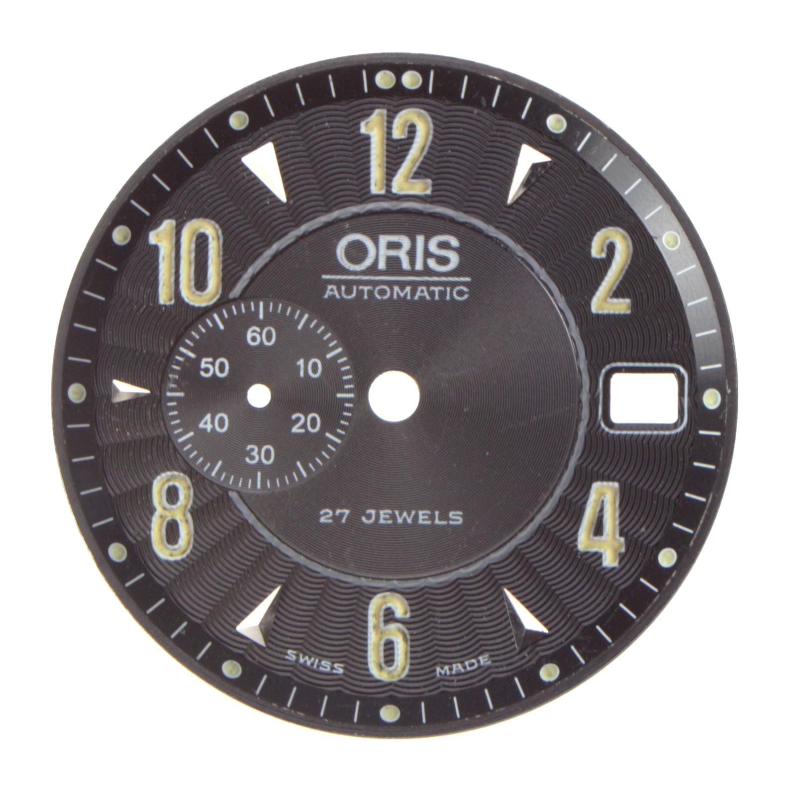 Cadran De Montre Oris Authentique - Diamètre 28,5 Mm - Rosé - Occasion