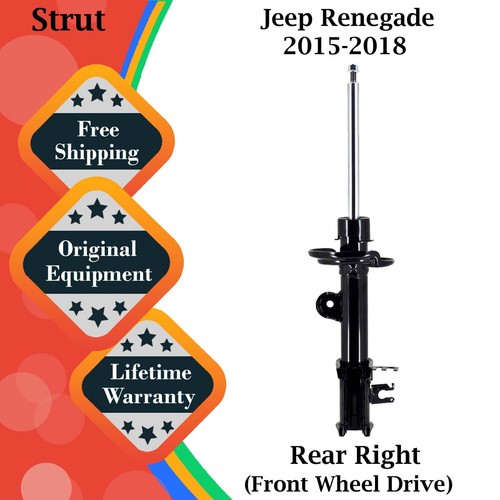 High Quality OE Rear Right Strut For 2015-2018 Jeep Renegade 2WD Lifetime Warr.