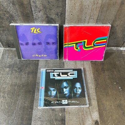 TLC 3CD Lot - Creep,  Fan Mail, Self Titled - Tested