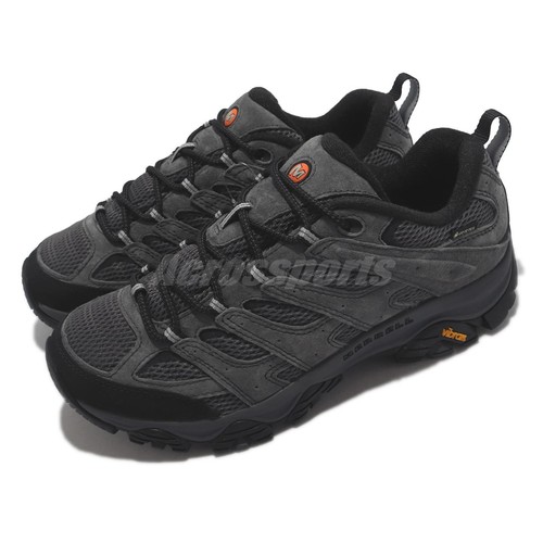 Merrell Moab 3 GTX Wide Gore-Tex Grey Black Men Outdoor Hiking Shoes J035799W