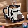 Handcrafted Truck Coffee Mug,truck driver coffee mug,semi truck coffee mug,Perfect For Truckers and Coffee Enthusiasts – Ideal Gift For lorry Lovers