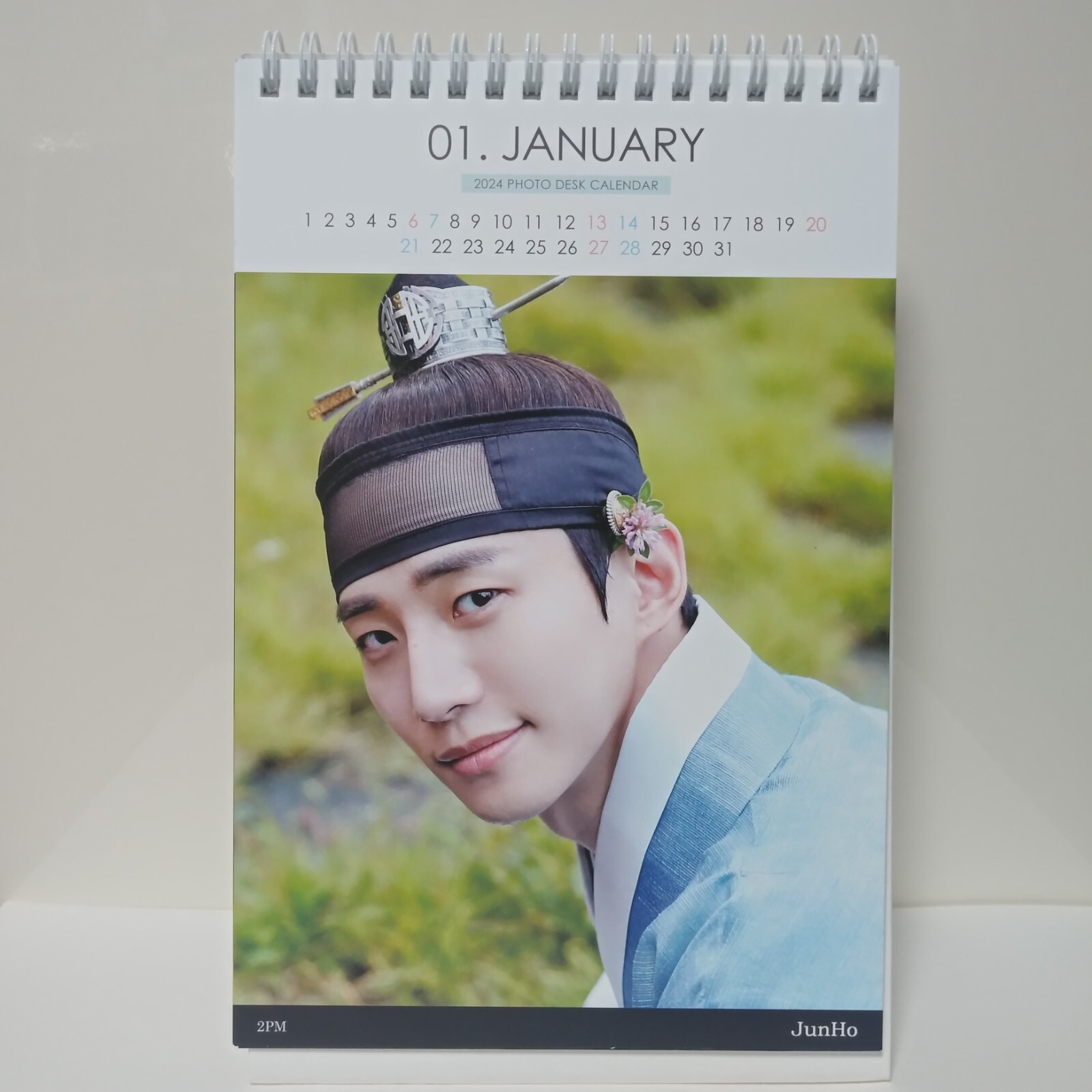 Junho Joonho Photo Desk Calendar 2023 2024 Calender Sticker Korean