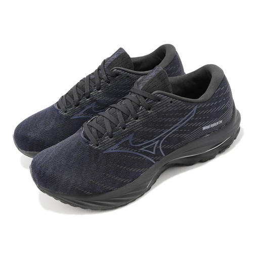 Мужские кроссовки Mizuno Wave Rider 26 Super Wide Black Dark Grey J1GC2204-03