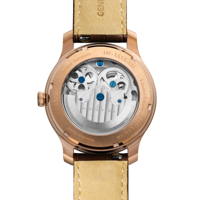ARCHETYPE ARCHETYPE ARCHER AUTOMATIC ROSE GOLD BROWN WATCH - BRAND