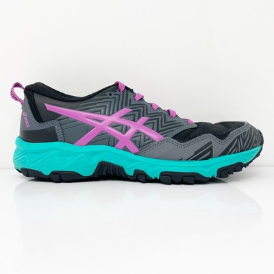 Asics Girls Gel Fujitrabuco 8 1014A137 Черные кроссовки для бега Размер 5