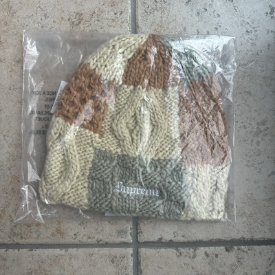 【新品・未使用】 Supreme Block Knit Beanie Tan Supreme Block Knit Beanie Tan - 25SS | eBay