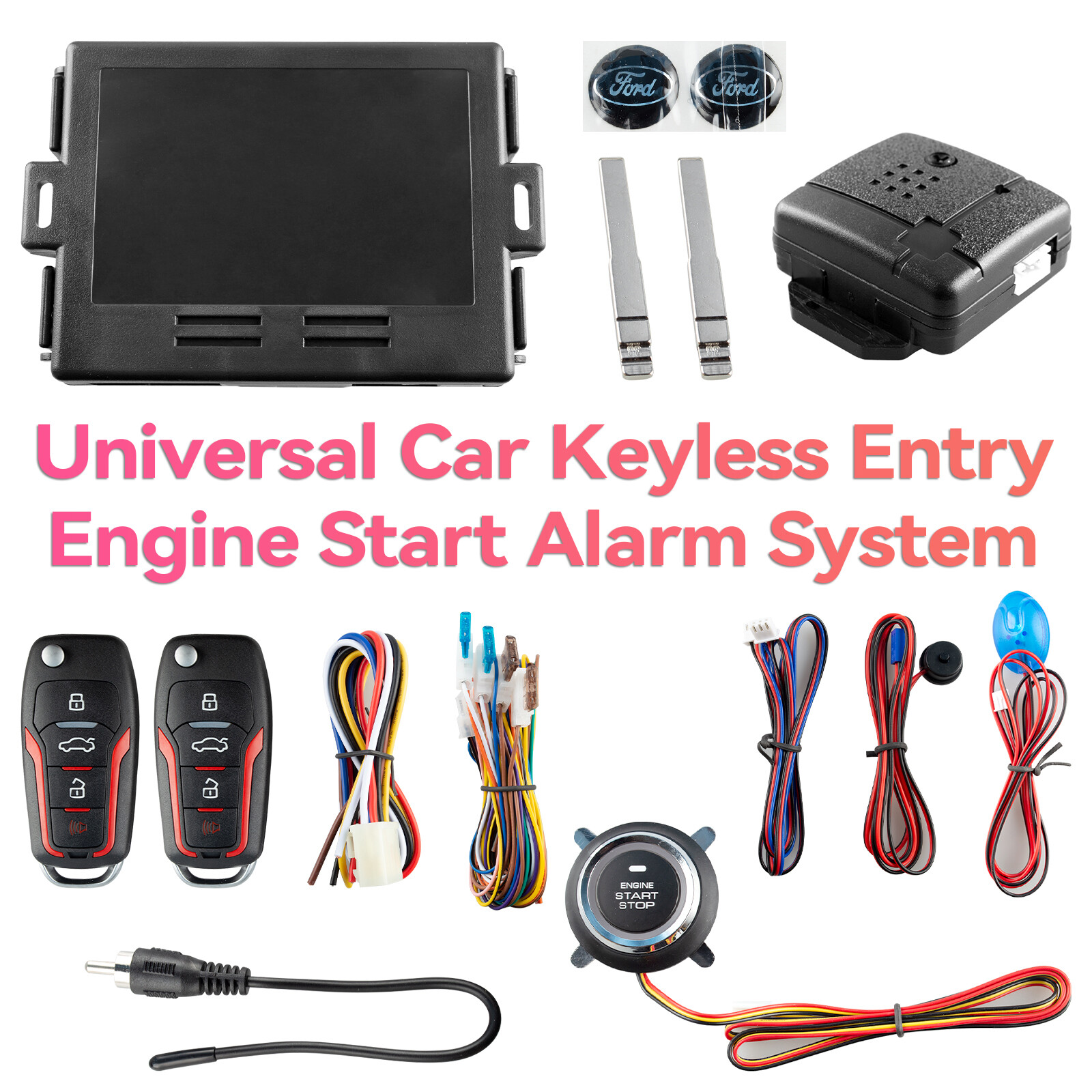 Engine Starter Keyless Entry Push Button Remote.