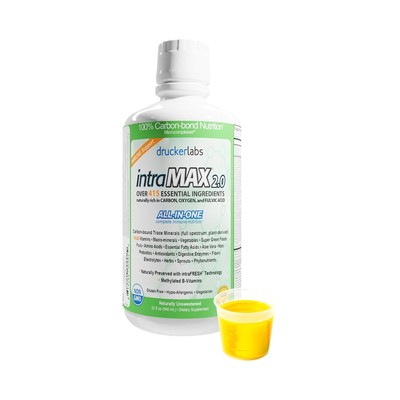 DRUCKER Labs - IntraMAX 2.0 Organic Liquid Trace Minerals, Liquid Multivitami...