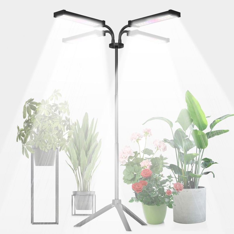 With Stand For Indoor Plants Full Spectrum Plant Grow Lamp 5 Head