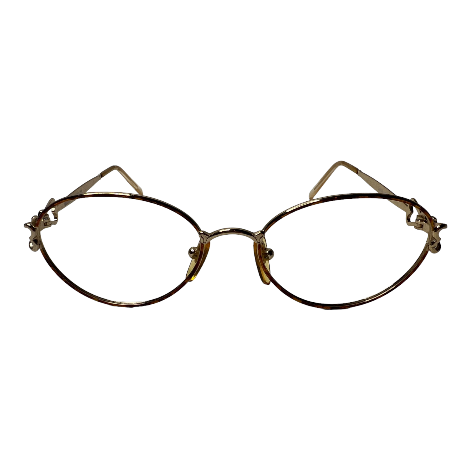 トップス mos Moschino MM765 691 Eyeglasses Frames Brown Gold Round Oval