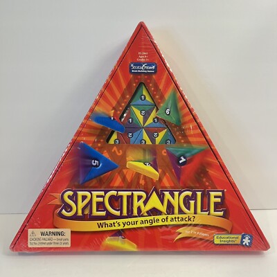 Spectrangle Strategy Board Game Educational Insights NEW