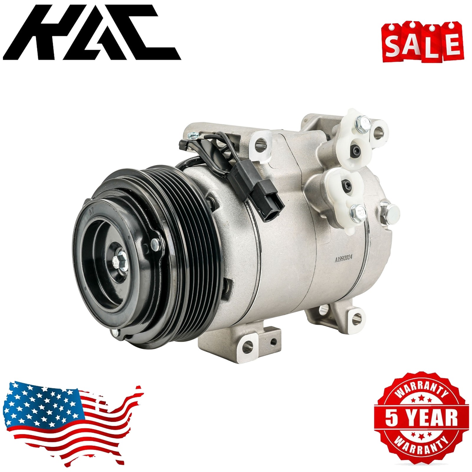 AC A/C Compressor with Clutch For Mazda 6 2014-2021 Mazda 3 2012