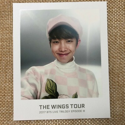 BTS RM [ WINGS Tour Binder Trilogy Ticket ] Official Photocard / New / Gift
