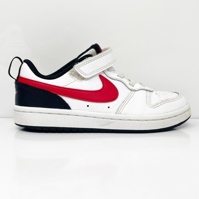 

Белые повседневные кроссовки Nike Boys Court Borough Low 2 BQ5451-110, размер 12,5C, Белый, Court Borough Low 2