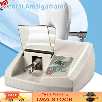 Dental Lab Digital Amalgamator Amalgam Capsule Mixer Triturator Speed Adjustable