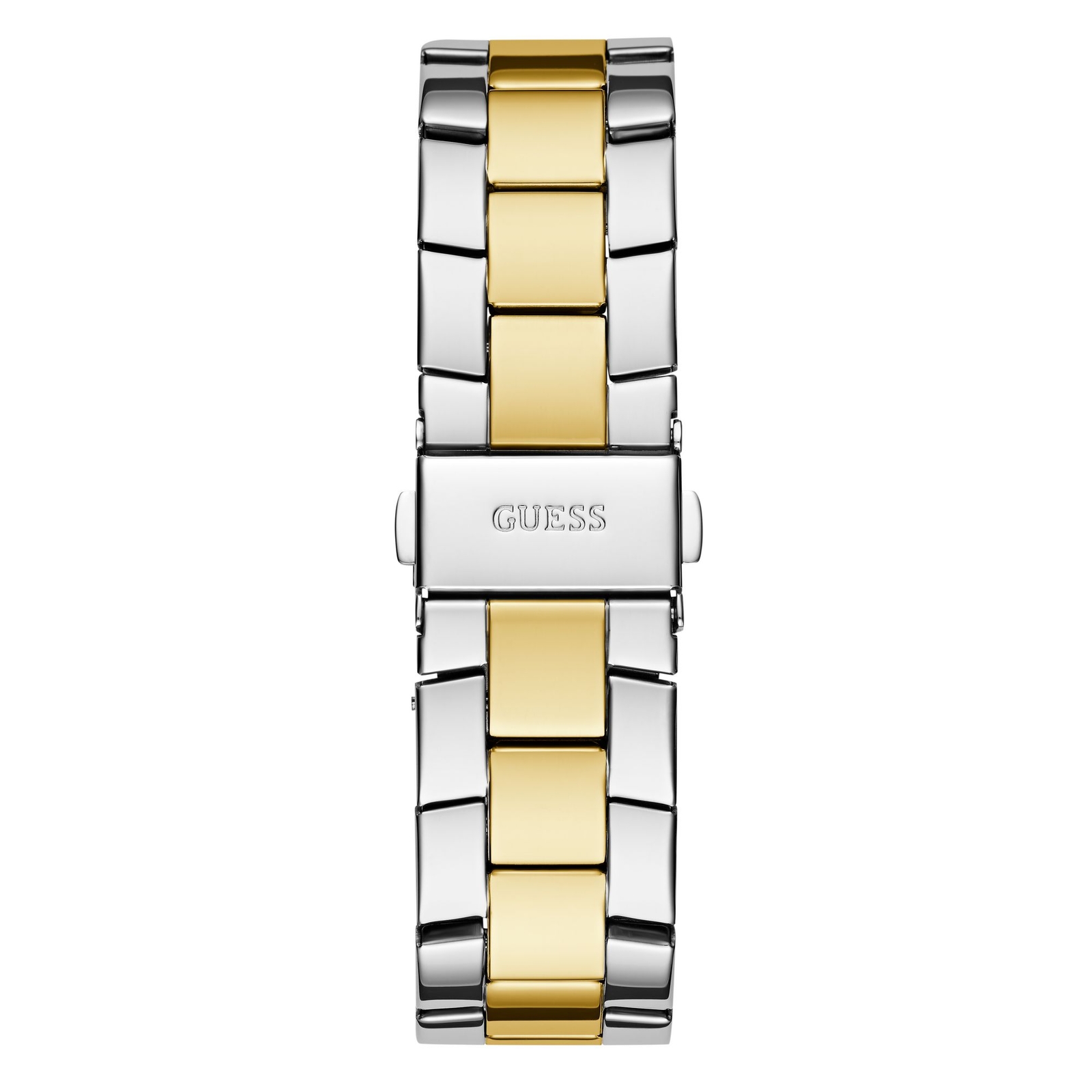Pre-owned Guess Ladies Watch Wristwatch Majesty Gw0771l3 Stainless Steel