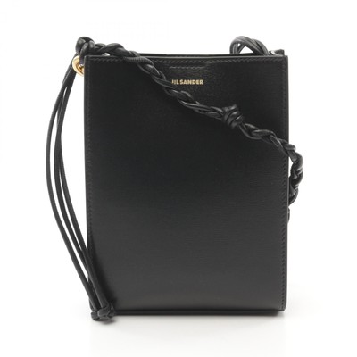 JIL SANDER TANGLE Small Shoulder Bag J08WG0003P4841001 leather Black NEW Women
