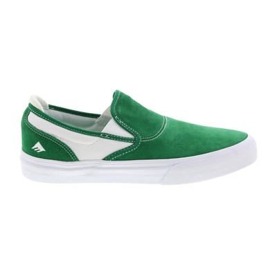 

Emerica Wino G6 Slip-On 6101000111313 Мужские Зеленые Замшевые Кроссовки Скейтборд Обувь, Зеленый, Emerica Wino G6 Slip-On