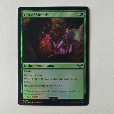 Magic the Gathering LoTR #170 Gift of Strands Foil